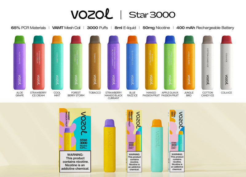 Vozol Star 3000 PUFF