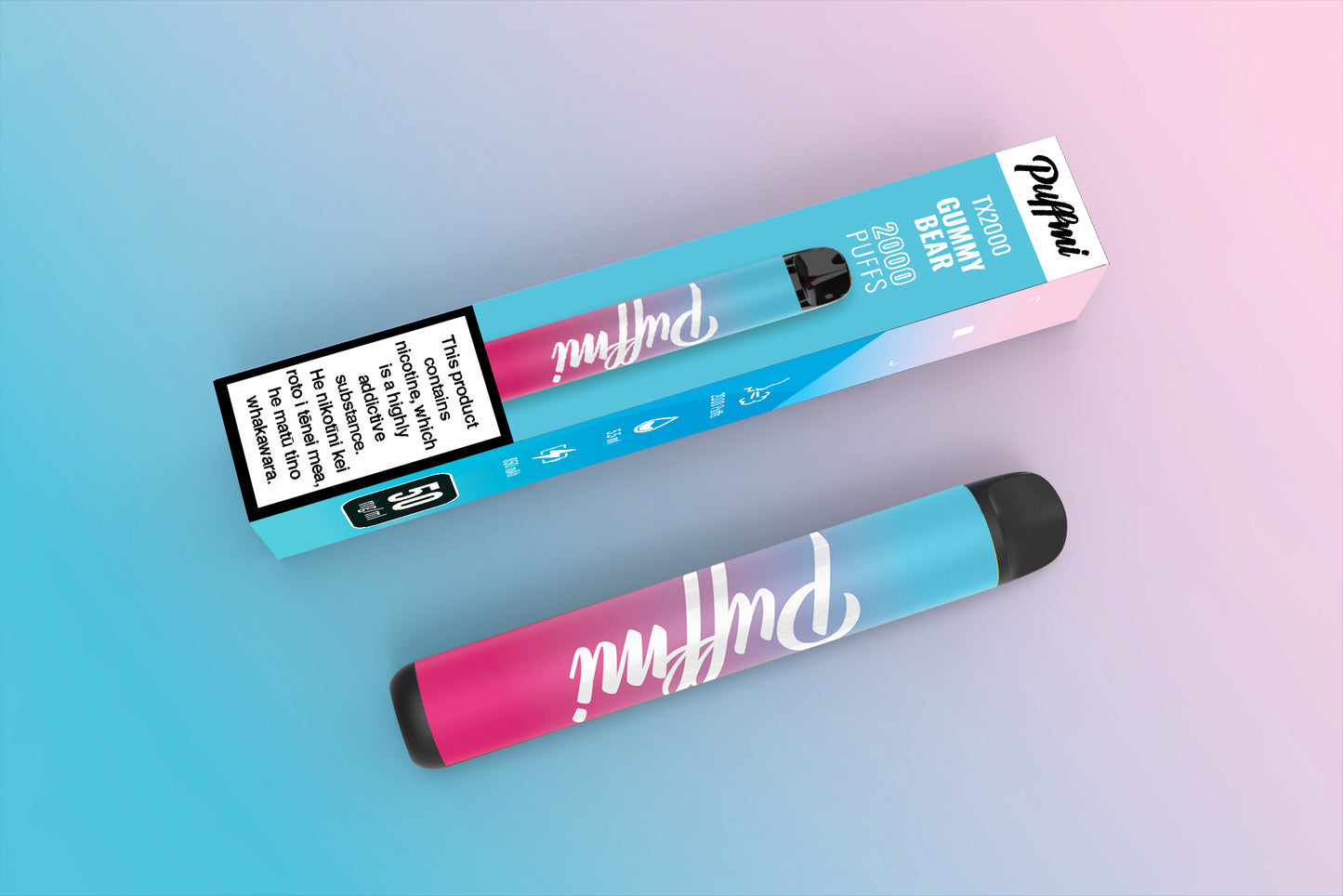 PUFFMI – DISPOSABLE VAPE- 2000PUFFS